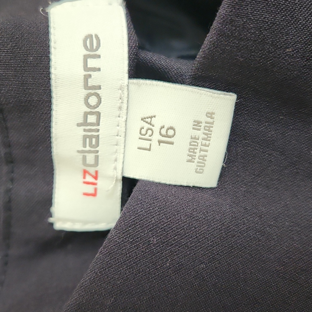 Liz Claiborne Slip On Dress Pants Size 16 - Picture 2 of 4